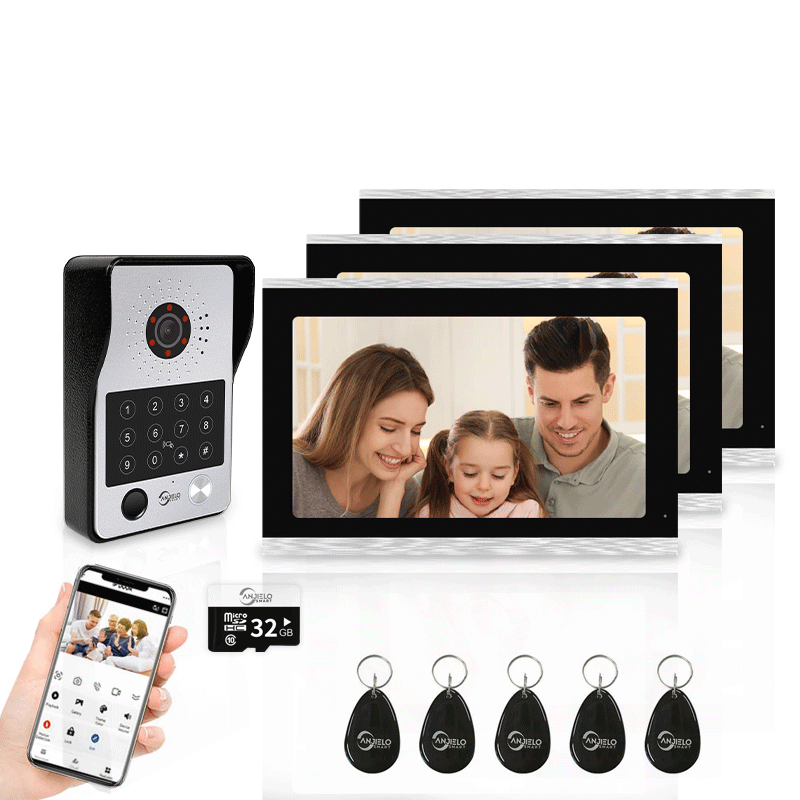 Anjielo Smart Advanced Smart Video Intercoms Door Access Control Device with Clear Audio & Visual Connectivity