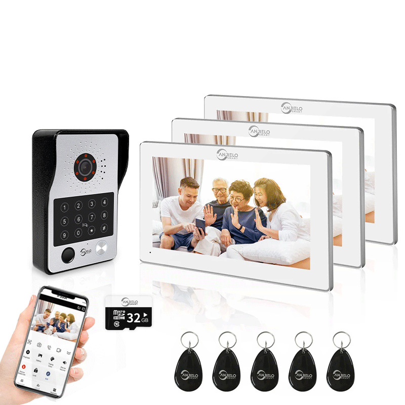 Anjielo Smart Advanced Smart Video Intercoms Door Access Control Device with Clear Audio & Visual Connectivity