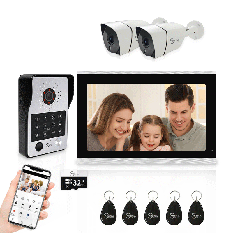 Anjielo Smart Advanced Smart Video Intercoms Door Access Control Device with Clear Audio & Visual Connectivity