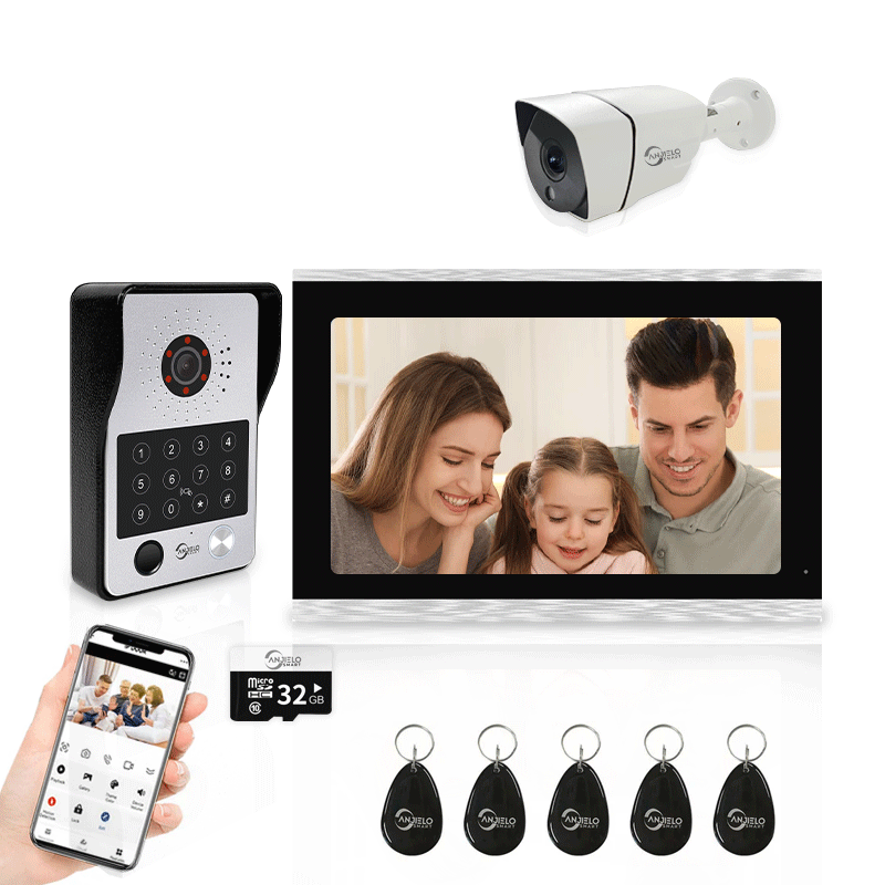 Anjielo Smart Advanced Smart Video Intercoms Door Access Control Device with Clear Audio & Visual Connectivity