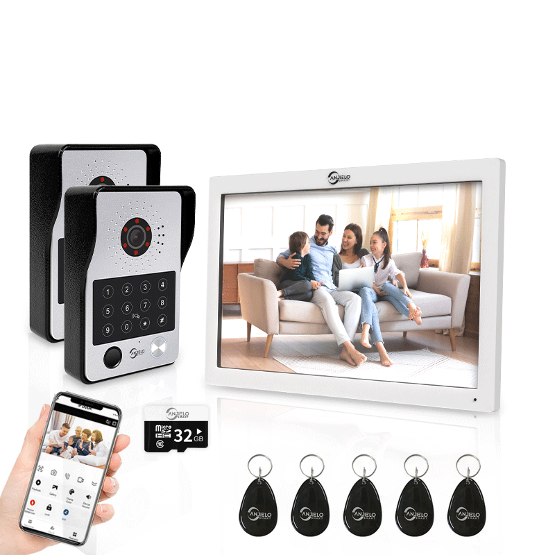 Anjielo Smart Advanced Smart Video Intercoms Door Access Control Device with Clear Audio & Visual Connectivity