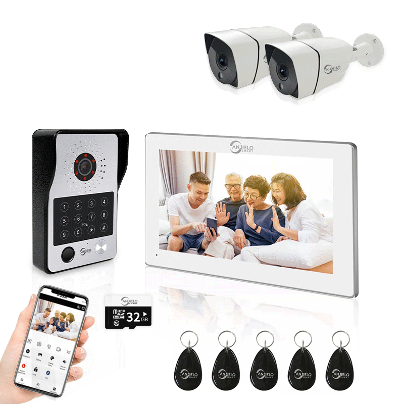 Anjielo Smart Advanced Smart Video Intercoms Door Access Control Device with Clear Audio & Visual Connectivity