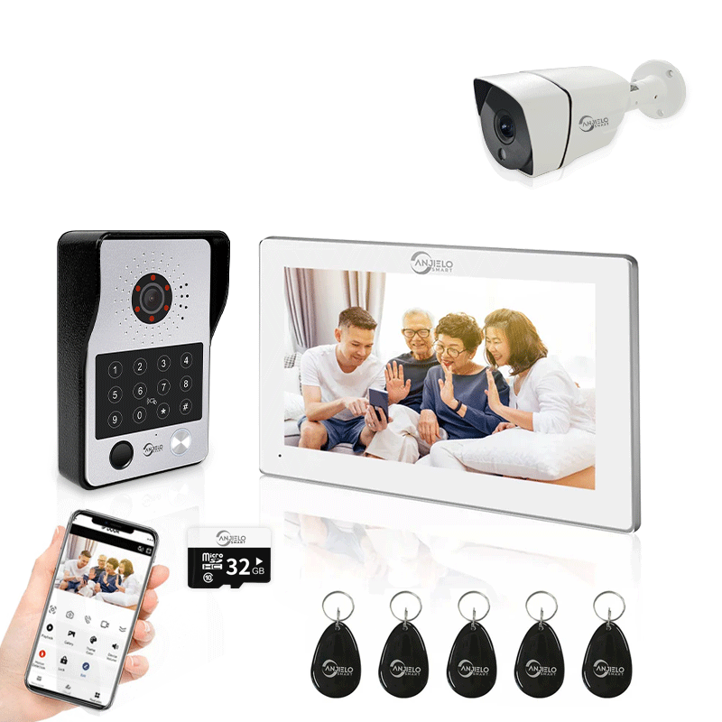 Anjielo Smart Advanced Smart Video Intercoms Door Access Control Device with Clear Audio & Visual Connectivity