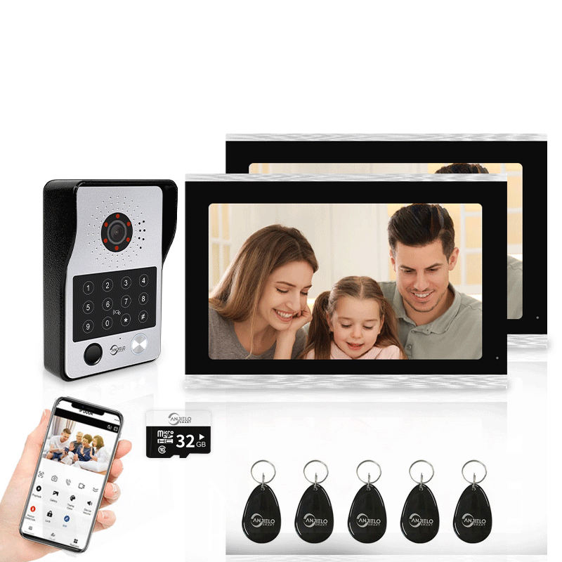 Anjielo Smart Advanced Smart Video Intercoms Door Access Control Device with Clear Audio & Visual Connectivity