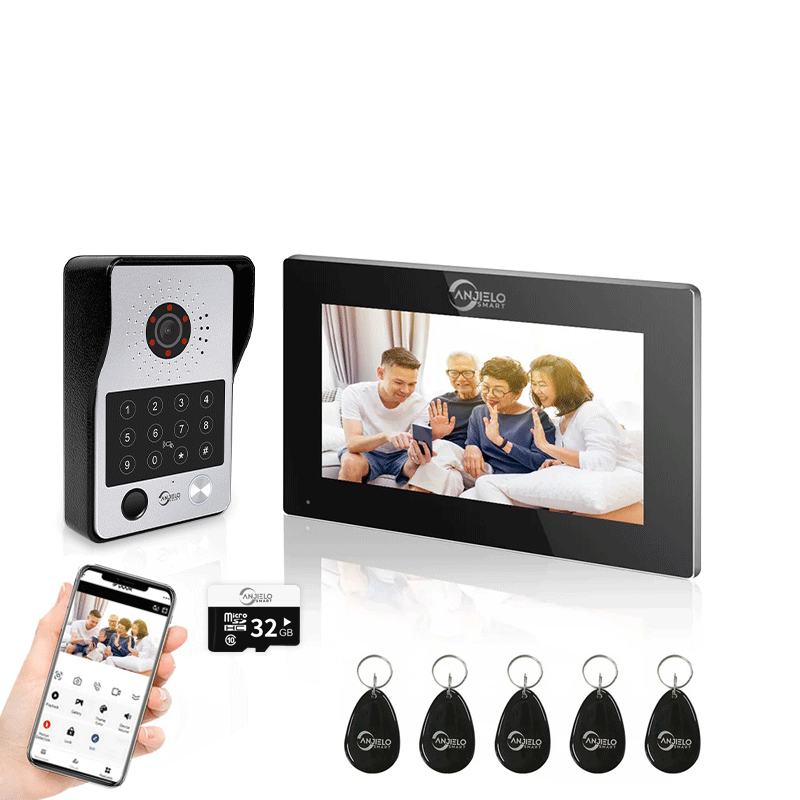 Anjielo Smart Advanced Smart Video Intercoms Door Access Control Device with Clear Audio & Visual Connectivity