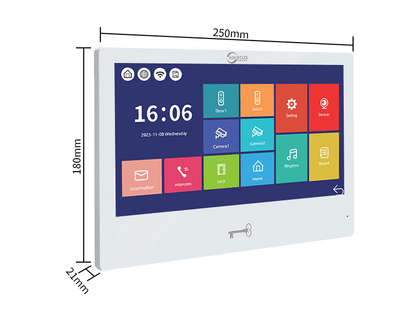 Anjielo 7-inch Smart Monitoring Video Doorbell Intercom System Waterproof Door Entry Intercom  for Villas