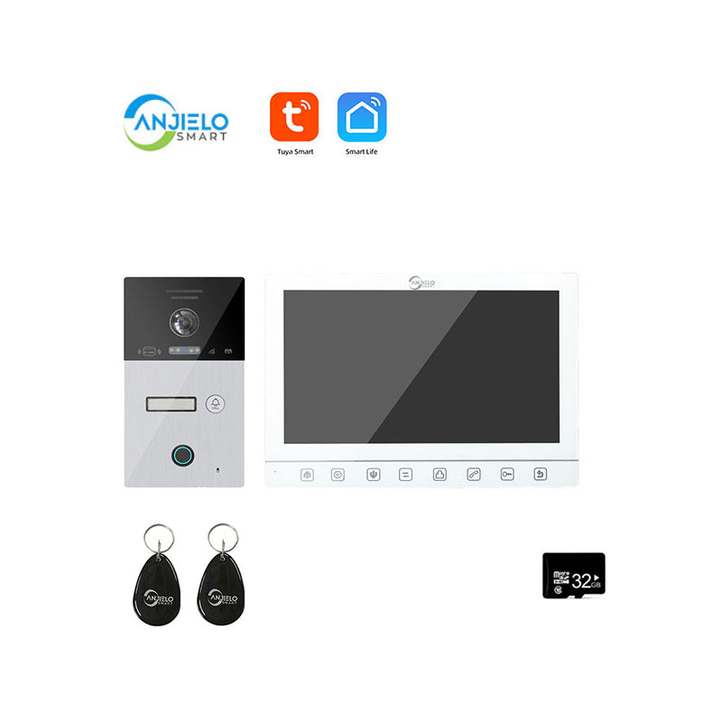 Anjielo Smart Home Tuya Video Intercom For Home WIFI Video Intercom For Apartment 1080P Video Doorphone Call 1/2/3 Floors WIFI Doorbell Camera