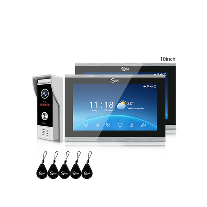 Anjielo 1080P WiFi Smart Video Intercom | Tuya App, 3-in-1 Functions, Remote Unlock & Motion Detection for Home & Apartment