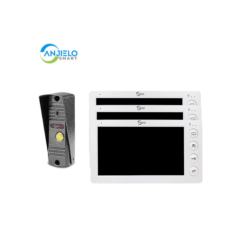 Anjielo Smart Home 2025 New in Series 7 Inch Video Intercom System Outdoor Metal Doorbell Waterproof Cold Resistan Video Door Phone for Home Night Vision Lock Unlock