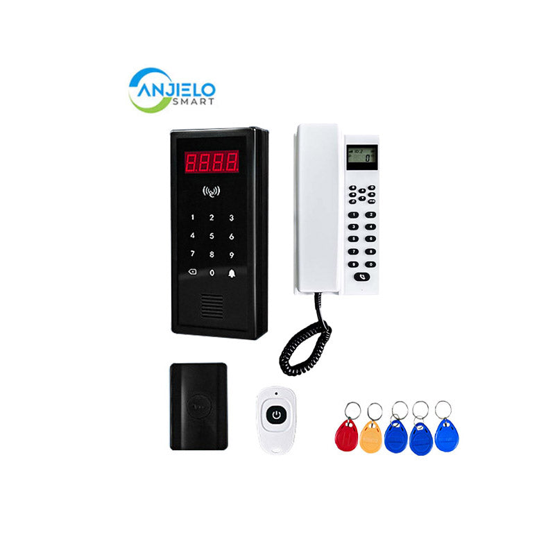 Anjielo Smart Home Wireless Video intercom Systems Freely communicate ,Wireless Unlocking Convenient ,Up to 9999 User