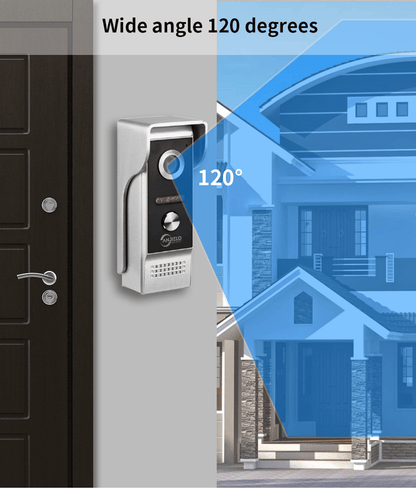 Anjielo Smart 4-wire video intercom door phone, all-weather HD video surveillance with Motion Detection, builds the first intelligent security barrier for families and communities