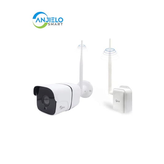 Anjielo Smart Home Security 2MP Tuya IP Camera with Wi-Fi Connectivity & Extended Night Vision up to 1000m