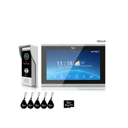 Anjielo 1080P WiFi Smart Video Intercom | Tuya App, 3-in-1 Functions, Remote Unlock & Motion Detection for Home & Apartment