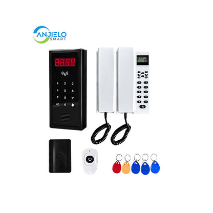 Anjielo Smart Home Wireless Video intercom Systems Freely communicate ,Wireless Unlocking Convenient ,Up to 9999 User