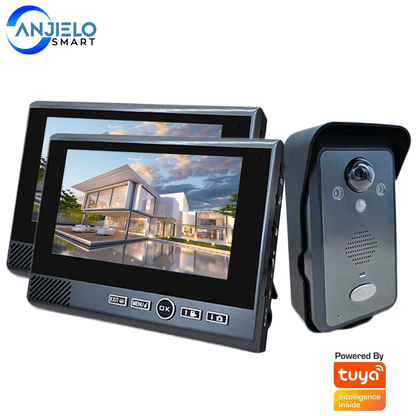 Anjielo Smart Tuya 7 Inch Wifi halow Tuya Wireless Video Intercom with Motion Detection & Long Standby Time