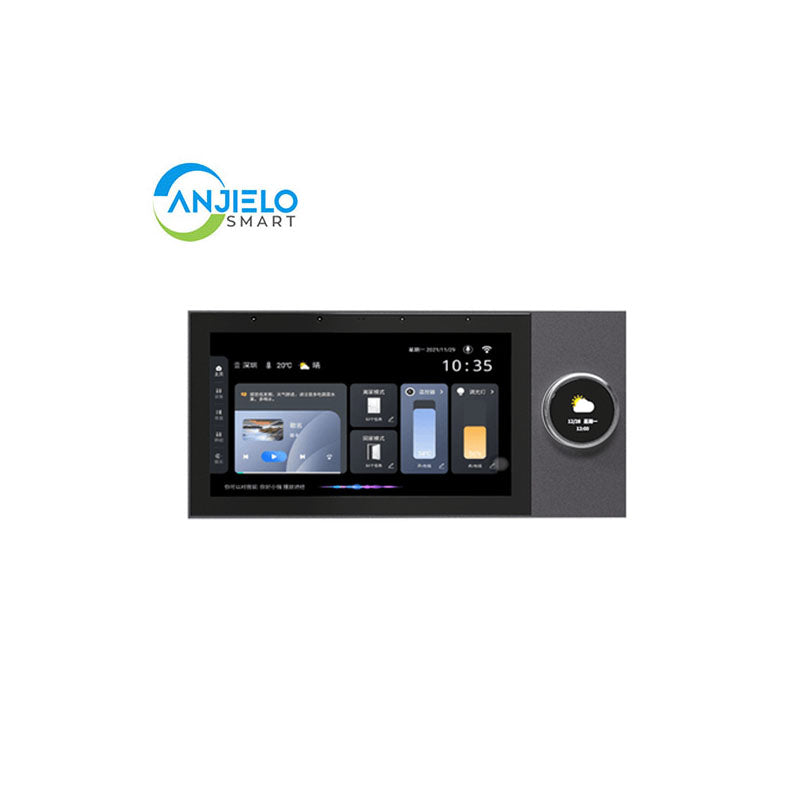 Anjielo 10 Inch Smart Home Hub with Integrated Dials for Seamless Integration and Ease of Use, Support 6 Language(English,Russian, Arabic, Persian, Polish, Portuguese)