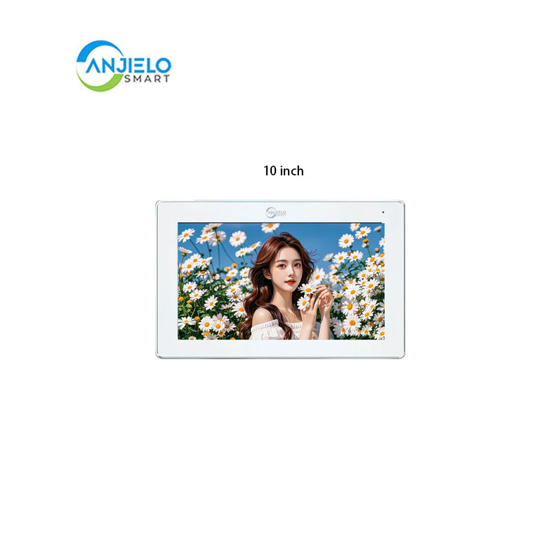 Anjielo Smart Home 2 Wired Video Intercom with 7/10 Inch Display of Wifi Tuya for Multi-Apartment Use