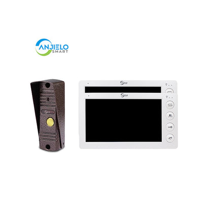 Anjielo Smart Home 2025 New in Series 7 Inch Video Intercom System Outdoor Metal Doorbell Waterproof Cold Resistan Video Door Phone for Home Night Vision Lock Unlock