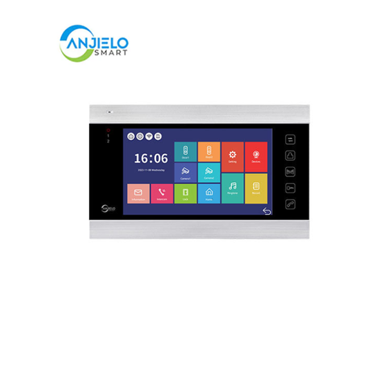ANJIELO HD 1080p Smart Video Doorbell with 7-Inch Touchscreen Display Tuya Compatible Smart Door Phones