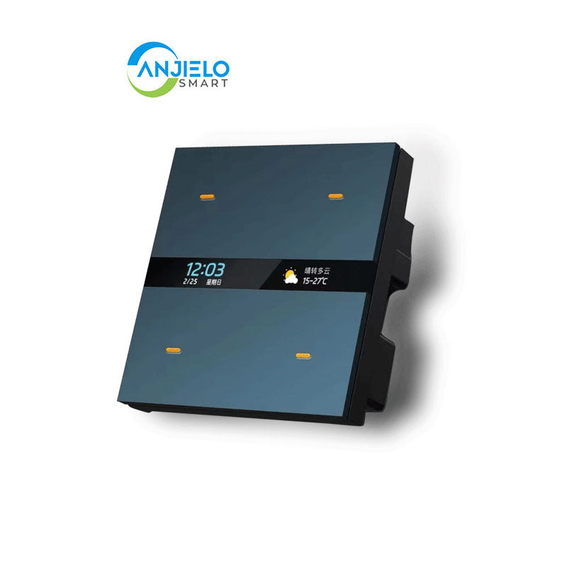 Anjielo Smart Home ZigBee-Compatible Anjielo 4-Way Smart Composite Switch with Body Detection Technology