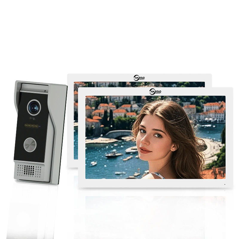 Anjielo Smart Tuya Smart Home 10 Inch WiFi Video Doorbell Intercom with RFID Entry Management System