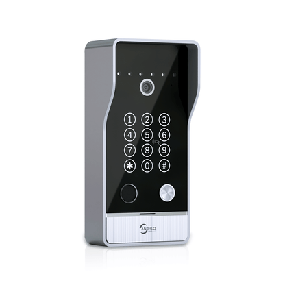 Anjielo Smart Home Large Size FHD 1080P Tuya Smart WiF Video Door phone Doorbell Camera with RFID Card unlcok Fingerprint and Passcode unlock for the Apartment Intercom System for Home Villa