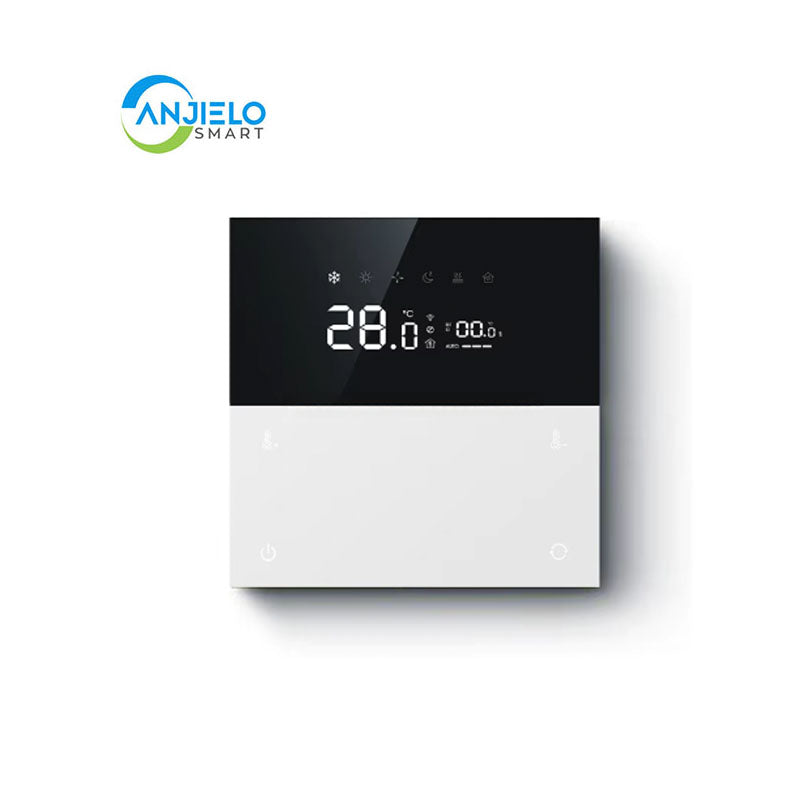 Anjielo Smart Home Tuya Zigbee Smart Electric Heater Thermostat 4-Way Fixed Temperature Wall Switch Three-in-One Thermal Smart Life