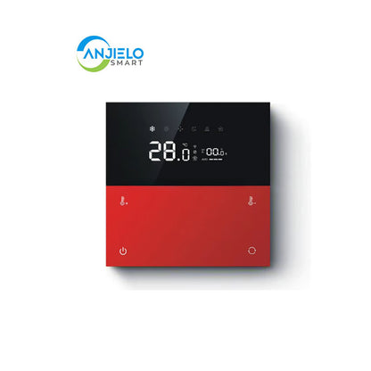 Anjielo Smart Home Tuya Zigbee Smart Electric Heater Thermostat 4-Way Fixed Temperature Wall Switch Three-in-One Thermal Smart Life