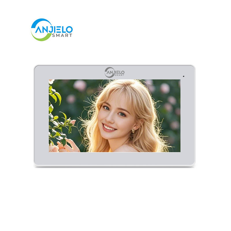 Anjielo Smart Home Advanced facial recognition authentication, supporting card, password, and face authentication, freeing your hands for convenient entry and exit