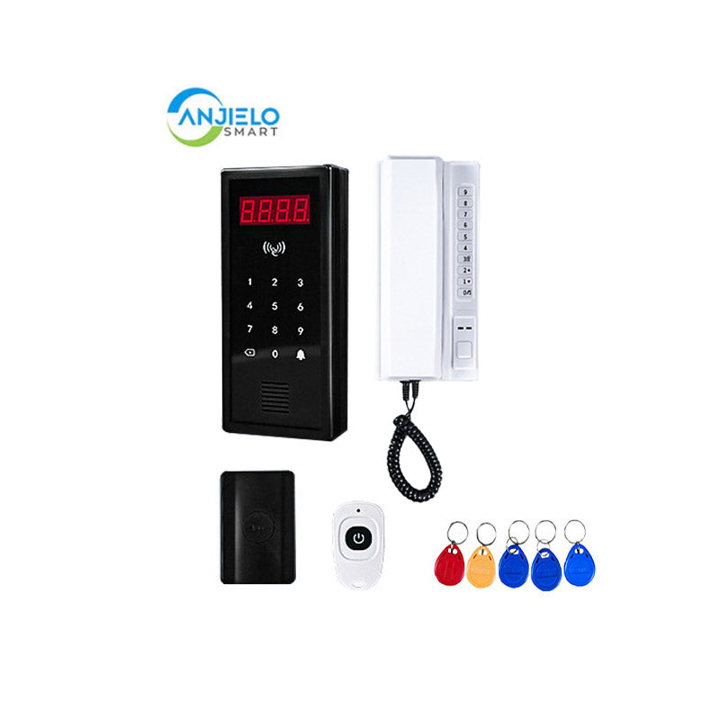 Anjielo Smart Home Wireless Video intercom Systems Freely communicate ,Wireless Unlocking Convenient ,Up to 9999 User
