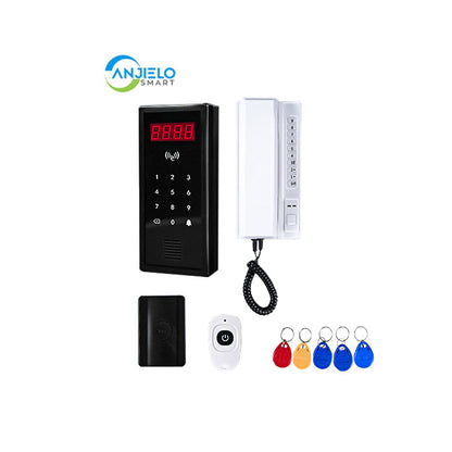 Anjielo Smart Home Wireless Video intercom Systems Freely communicate ,Wireless Unlocking Convenient ,Up to 9999 User