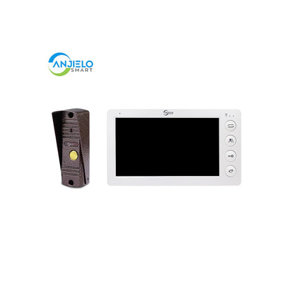 Anjielo Smart Home 2025 New in Series 7 Inch Video Intercom System Outdoor Metal Doorbell Waterproof Cold Resistan Video Door Phone for Home Night Vision Lock Unlock