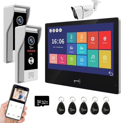 ANJIELO Smart Home Wires Video Intercom System- WiFi with Motion Detection Adjustable Detection Area