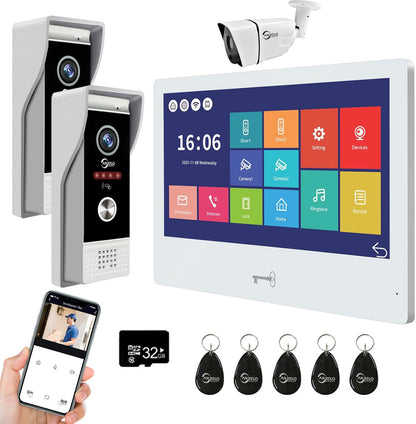 ANJIELO Smart Home Wires Video Intercom System- WiFi with Motion Detection Adjustable Detection Area
