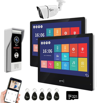 ANJIELO Smart Home Wires Video Intercom System- WiFi with Motion Detection Adjustable Detection Area