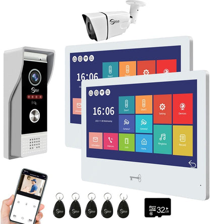 ANJIELO Smart Home Wires Video Intercom System- WiFi with Motion Detection Adjustable Detection Area