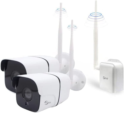 Anjielo Smart Home Security 2MP Tuya IP Camera with Wi-Fi Connectivity & Extended Night Vision up to 1000m