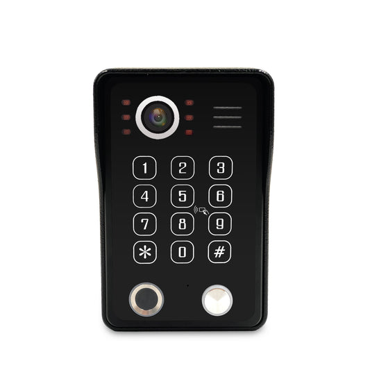 Wide Angle Smart Video Doorphone 5 in 1 by Anjielo Includes RFID, Password, and Fingerprint Lock Options