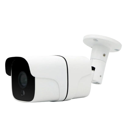 Anjielo Smart Home White Outdoor AHD Security Camera Full HD 1080P & Long-Range Infrared Night Vision for Clear Monitoring