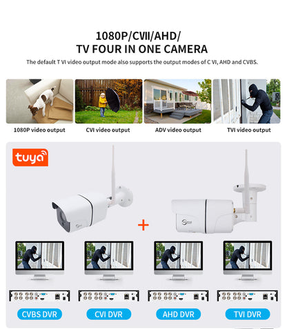 Anjielo Smart Home Motion Detecting Wi-Fi IP Camera by Anjielo - 5MP Resolution, Waterproof for Outdoor Use