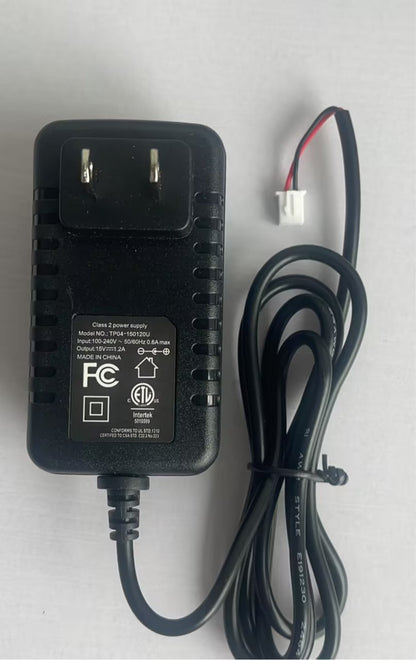 DC Power Adapter for ANJIELO Smart Home Video Intercom Systems - Compatible with All Models (12V-15V)
