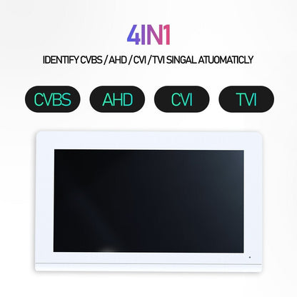 Anjielo White WiFi Tuya Video Doorbell with 1080p HD Monitoring - Wireless Intercom for Homes & Apartments