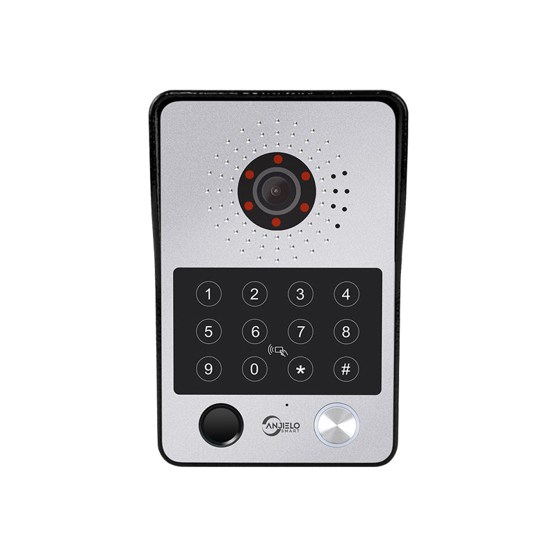 Anjielo Smart Home Multi-Featured Anjielo Security Doorbell Integrated Lock & Wide Angle IR LED Camera for Clear Daytime and Night Views