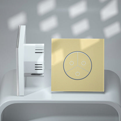 Anjielo Smart Home Tuya WiFi Smart Wall Switch 1/2/3 Gang Touch intelligent Touch Sensor LED Light Switches Smart Home