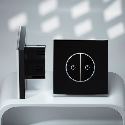 Anjielo Smart Home Tuya WiFi Smart Wall Switch 1/2/3 Gang Touch intelligent Touch Sensor LED Light Switches Smart Home