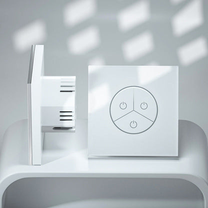 Anjielo Smart Home Tuya WiFi Smart Wall Switch 1/2/3 Gang Touch intelligent Touch Sensor LED Light Switches Smart Home