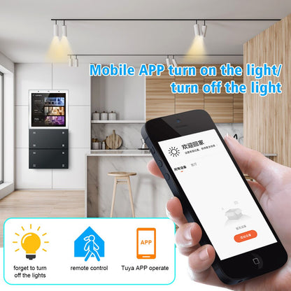 Anjielo Smart Home Tuya 4-Inc Smart Home Control Panel LCD Touch  Switch House Homekit Domotica Remote Home Automation WIFI all tuya Central Controller
