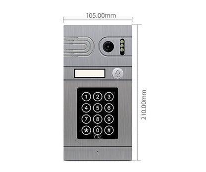 AnjieloSmart 7 inch 1080P WiFi Video Doorbell Camera Tuya Smart Home Video Intercom with Night Vision Motion Detection Camera for Home Security