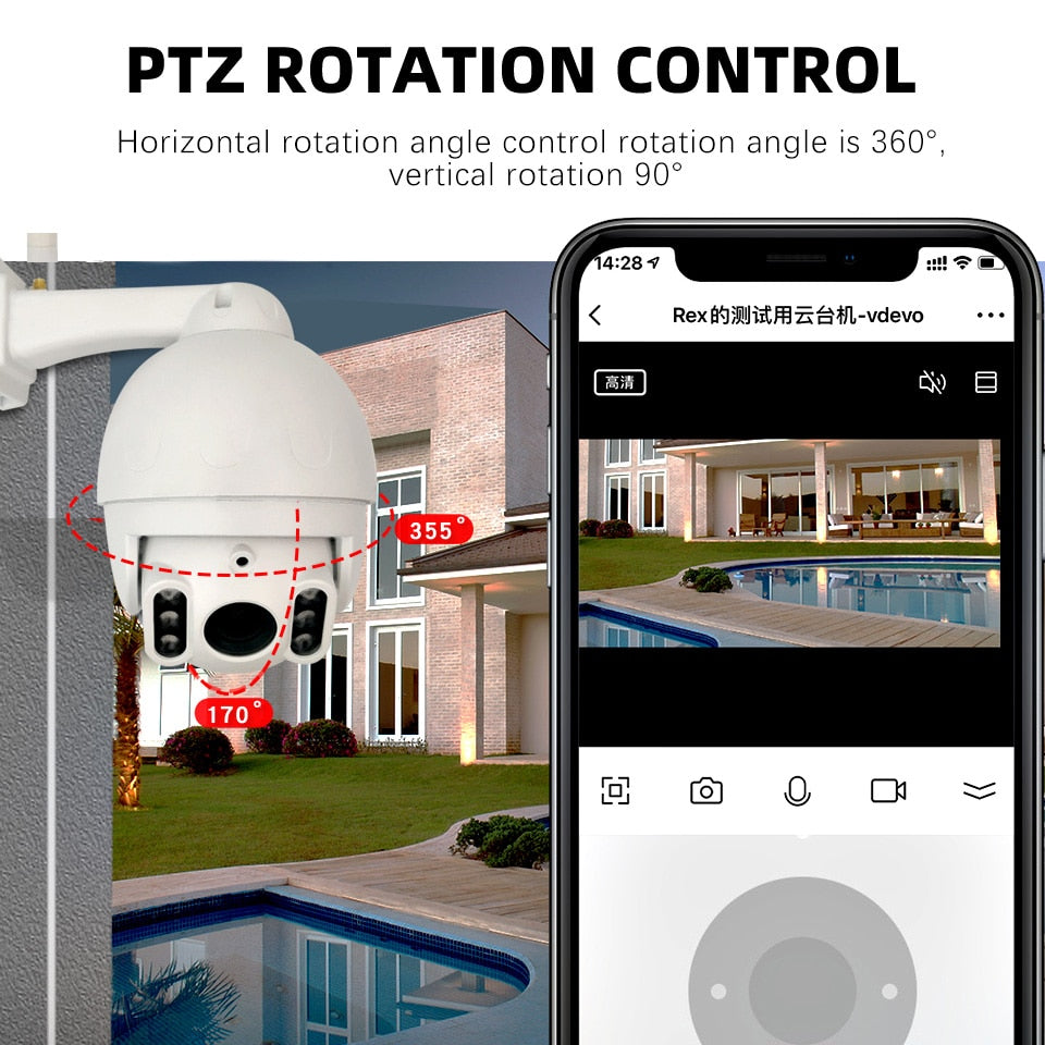 Anjielo Smart Home 5MP Tuya WIFI HaLow IP Camera Wifi Night Vision AI Motion Detection Engineering Level Video Surveillance Security Tuya Smart Life Camera