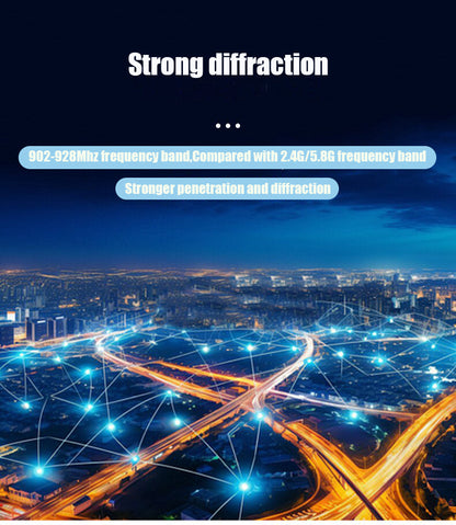 Anjielo Smart Home WiFi HaLow+WiFi4 dual-band module Type-C interface power supply long-distance wall-penetrating transmission module